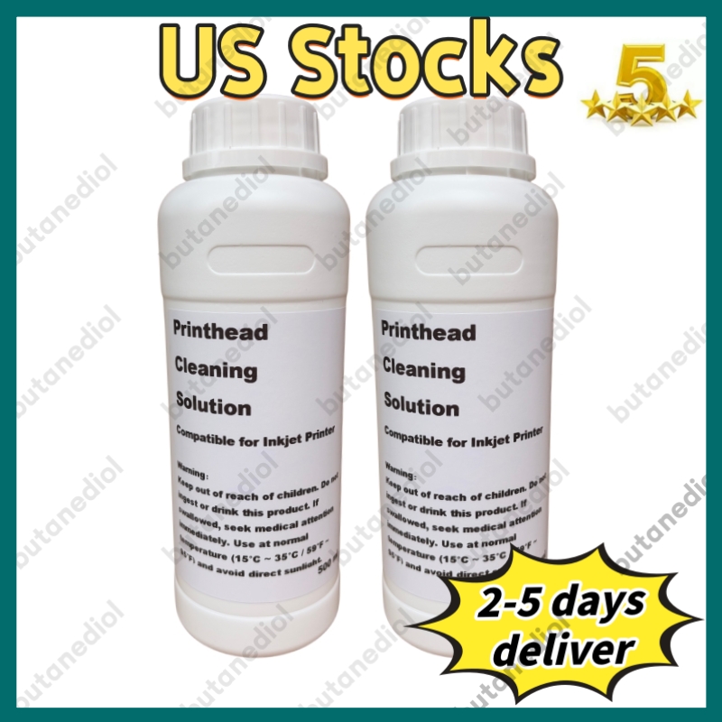 1000 ML Printhead Cleaning Solution High-QualityFast delivery Free shipping US Domestic Local Shipping Safe Privacy 100% Pass Customs