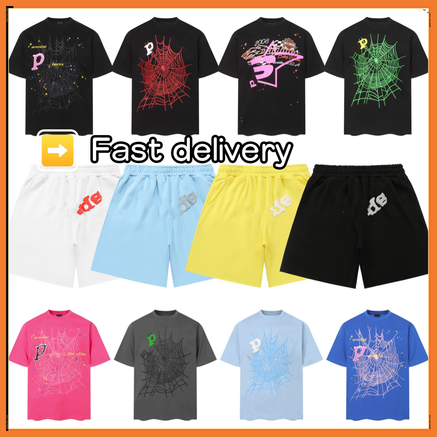 designer shirt Mens shorts spidershirt for men Sweat shirts designer clothes t shirts Women shorts designer tshirt mens clothing designer shorts men sweat pants