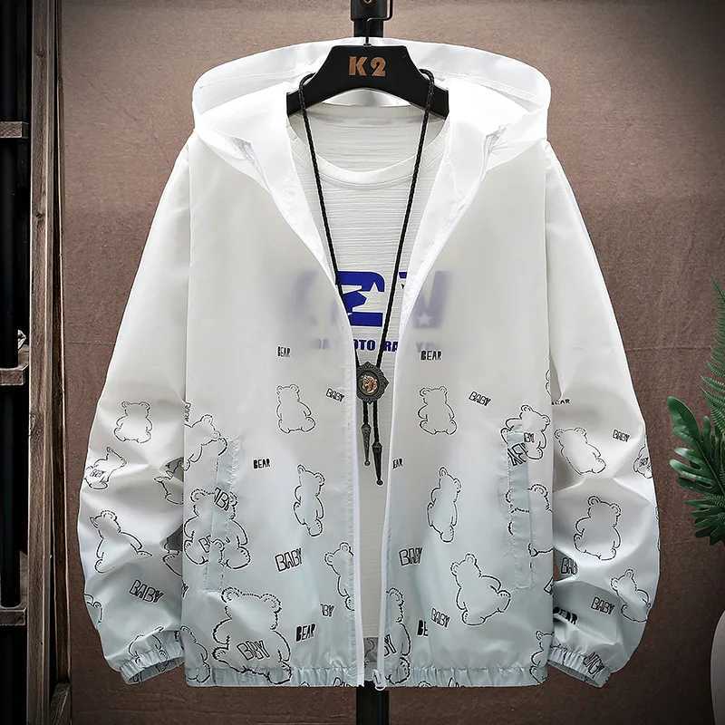 Outdoor Mens Thin Sunscreen 2024 New Summer Casual Windproof Breathable High-quality M260325