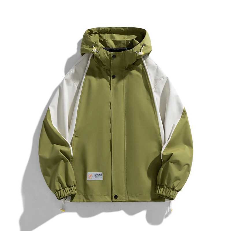 Men Hoodie Loose Outerwear Plus Size S-6XL Hiking Sportswear Mens Casual Breathable s Male Windbreaker Hoodies Coat M260325