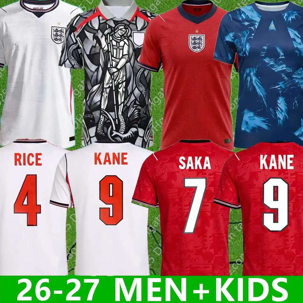 england 26 27 World Cup 2026 Soccer Jerseys retro football tops football shirt BELLINGHAM kits BECKHAM KANE SAKA RICE FODEN National Team Kids Kit maillot de football