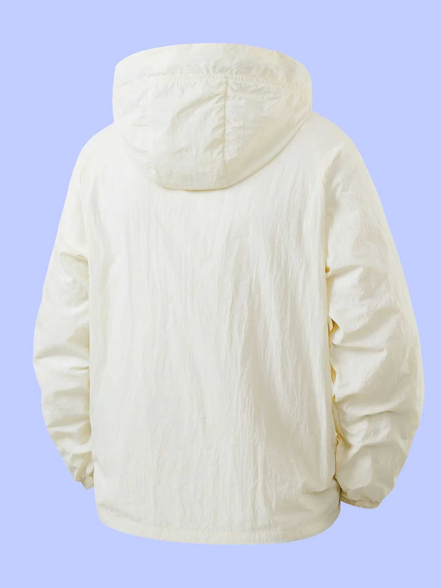 Womens Summer Lightweight Hooded Thin with Pockets and Adjustable Drawstring M260325