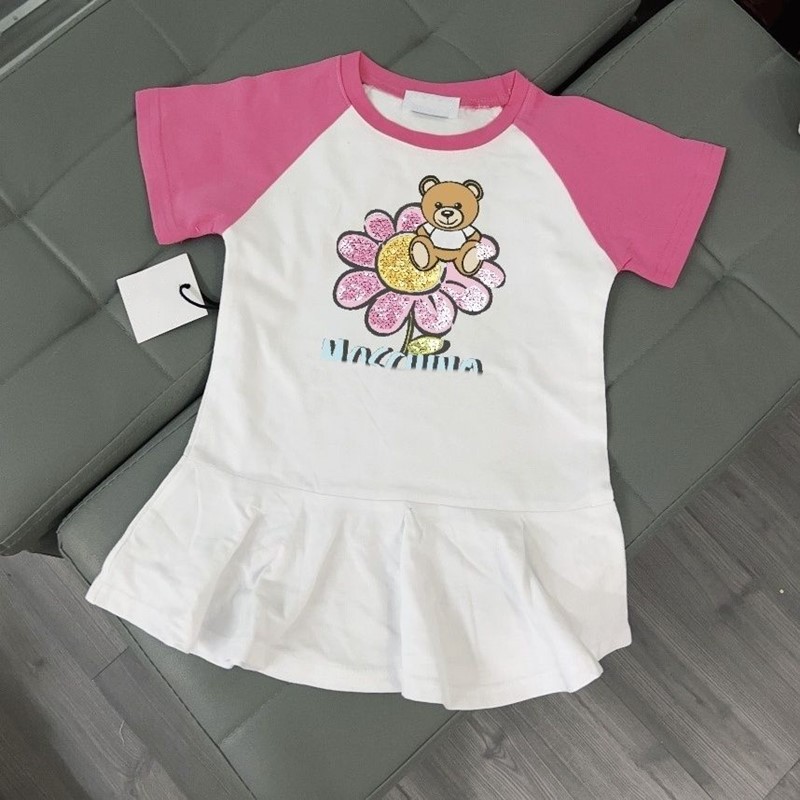 kids baby girls dress apricot summer clothes Toddlers Clothing BABY childrens girls blue pink white summer Dress