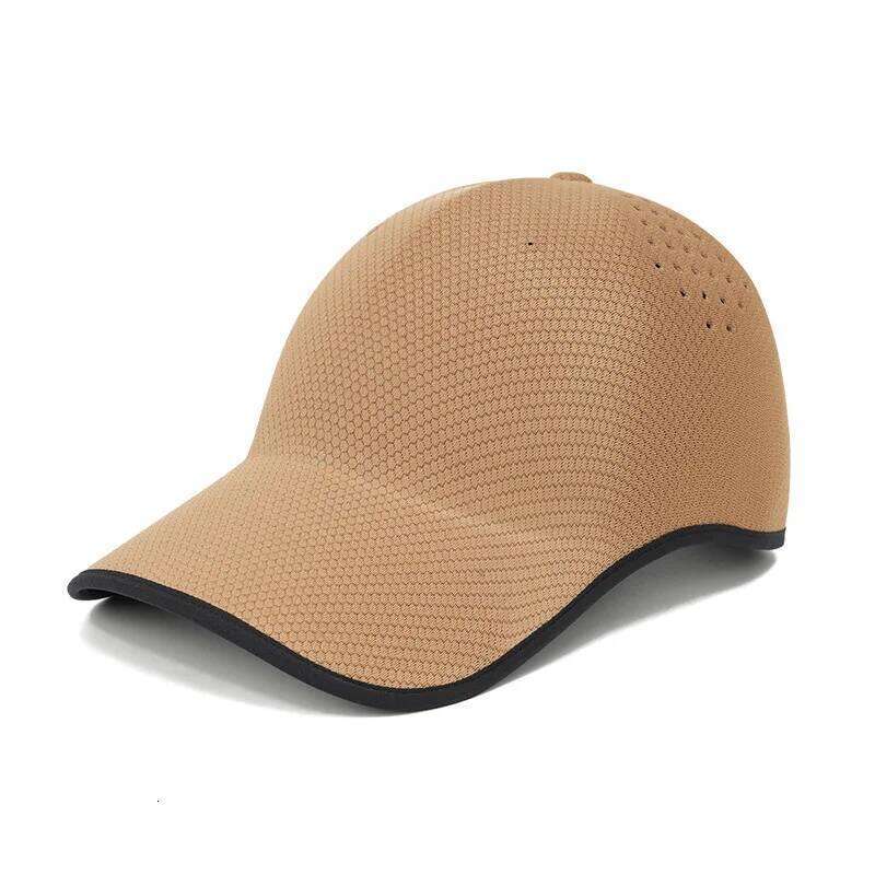 Baseball Cap Men Women Summer Curve Bill Fitted Hat Sun Protection Breathable Accessory For Golf Running Sports Beach Outdoor Qian Pan