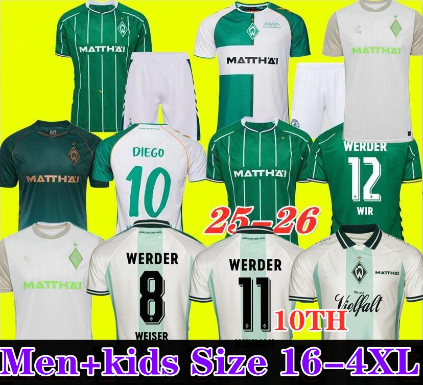 2025 2026 Diego Werder Bremen special SOCCER JERSEY STAGE TOPP Ducksch Bittencourt NJINMAH HOME AWAY third away jersey football shirts fan man