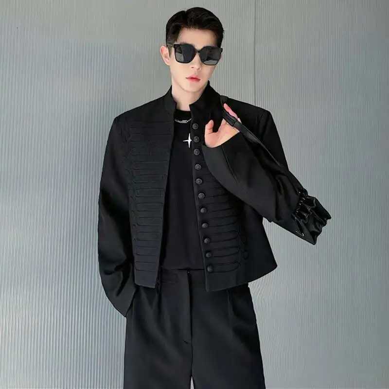 LUZHEN 2025 Stylish Design Jackets Mens Trendy Solid Color Casual Temperament Coats Elegant Korean Reviews Many Clothes LZ7953 C260325