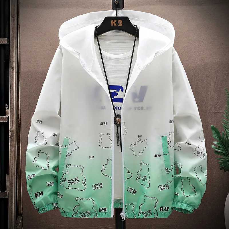 Outdoor Mens Thin Sunscreen 2024 New Summer Casual Windproof Breathable High-quality M260325