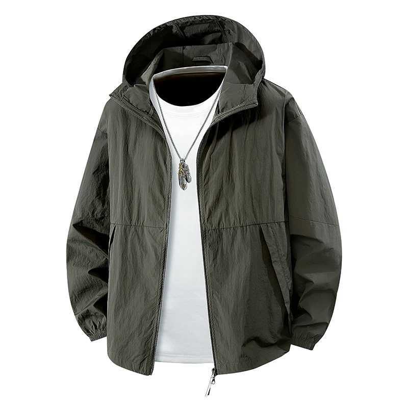 Hiking Men UPF 50 Summer Unisex Waterproof Quick Dry Camping Windbreaker Trekking Fishing Rain Outdoor Anti UV Clothes M260325