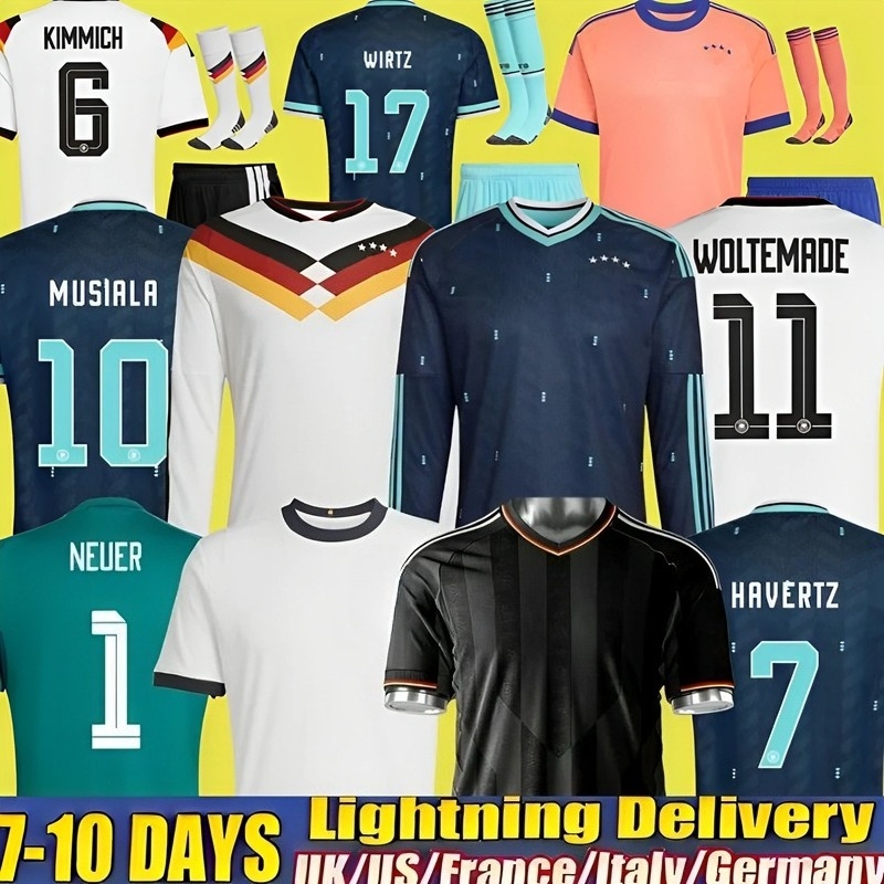 Germany Jersey 2026 World Cup 125TH Musiala Wirtz Havertz Kimmich Soccer Jerseys Deutschland Trikot KROOS Tah RUDIGER Raum MULLER 26 27 Football Shirt Kid Kits