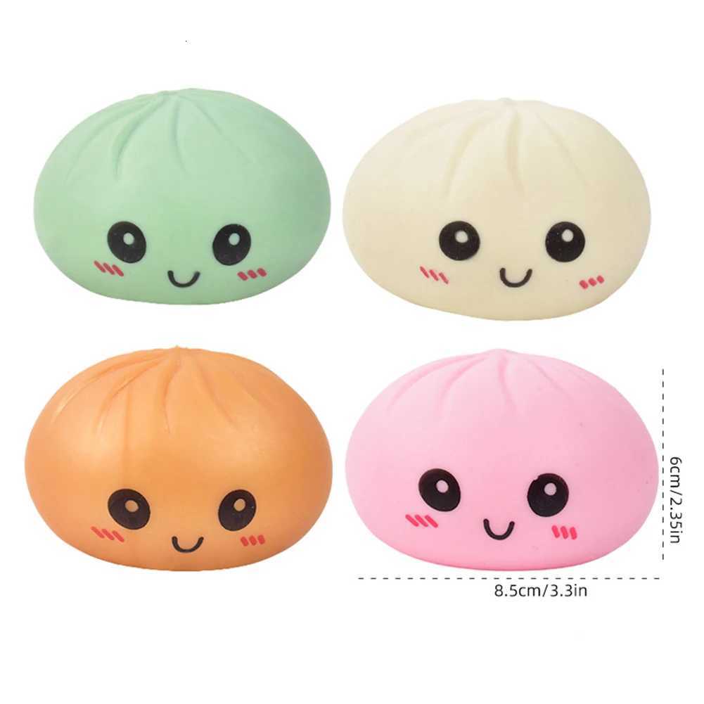Steamed Stuff Bun Anti-Stress Ball Fidgets Toy Dumpling Squishies Soft Slowing Rebound Foam Toy Ultra-Soft Decompression C260325 C260327