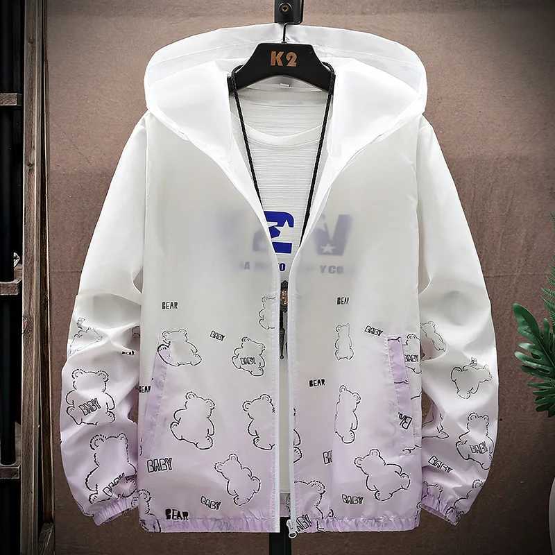 Outdoor Mens Thin Sunscreen 2024 New Summer Casual Windproof Breathable High-quality M260325