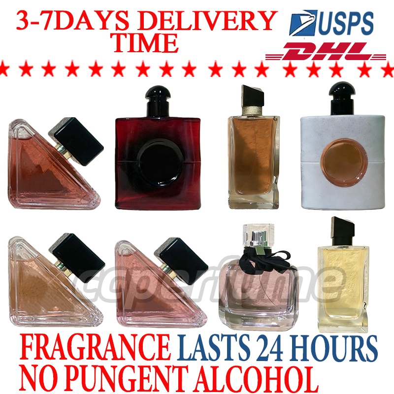 High quality perfume fragrance lasts 24 hours no pungent alcohol Women Men Luxury Designer Fragrance Parfum Cologne Neutral Unisex 100ml 3.4oz Eau De