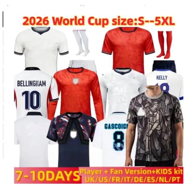 26 27 retron englands 2026 football shirt Bellingham PALMER Foden MAINOO kane rice saka Soccer Jerseys Home Away camisa de futebol Men Kids AWAY uniform AAA