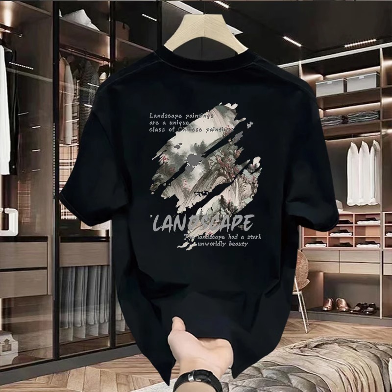 Heavyweight Cotton Unisex Crew Neck T-Shirts | Summer INS Trendy Casual Versatile Short Sleeve Tees