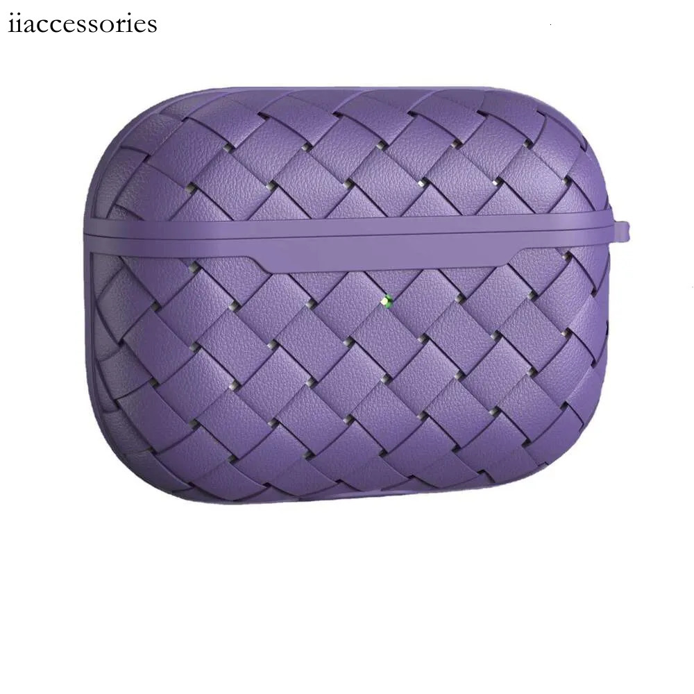 Woven Texture Case Premium Protective Cover For Apple AirPods Pro 2 3 4 high quality fashion