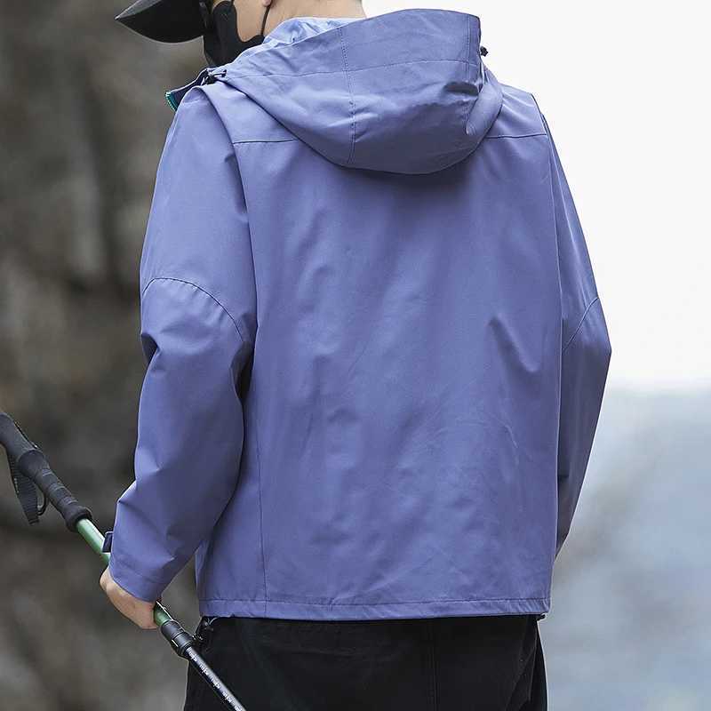 2026 Unisex Outdoor Waterproof Windbreaker Coat Autumn Breathable Fishing Camping Windproof s Men Women Clothing M260325
