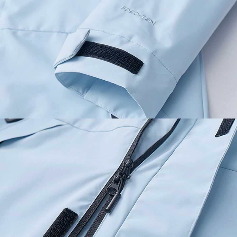 Spring Fall Waterproof Hiking Women Hooded Hunting Running Trekking Fishing s Outdoor Ride Climbing Windbreaker M260325