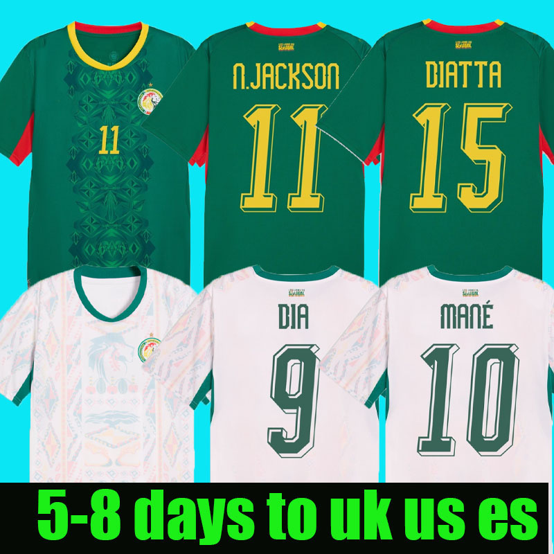 Senegal soccer jerseys 2026 27 MANE N.JACKSON KOULIBALY SARR NDIAYE NIAKHATE football shirts kids kit 2025 Africa Cup national team fans Player S-4XL
