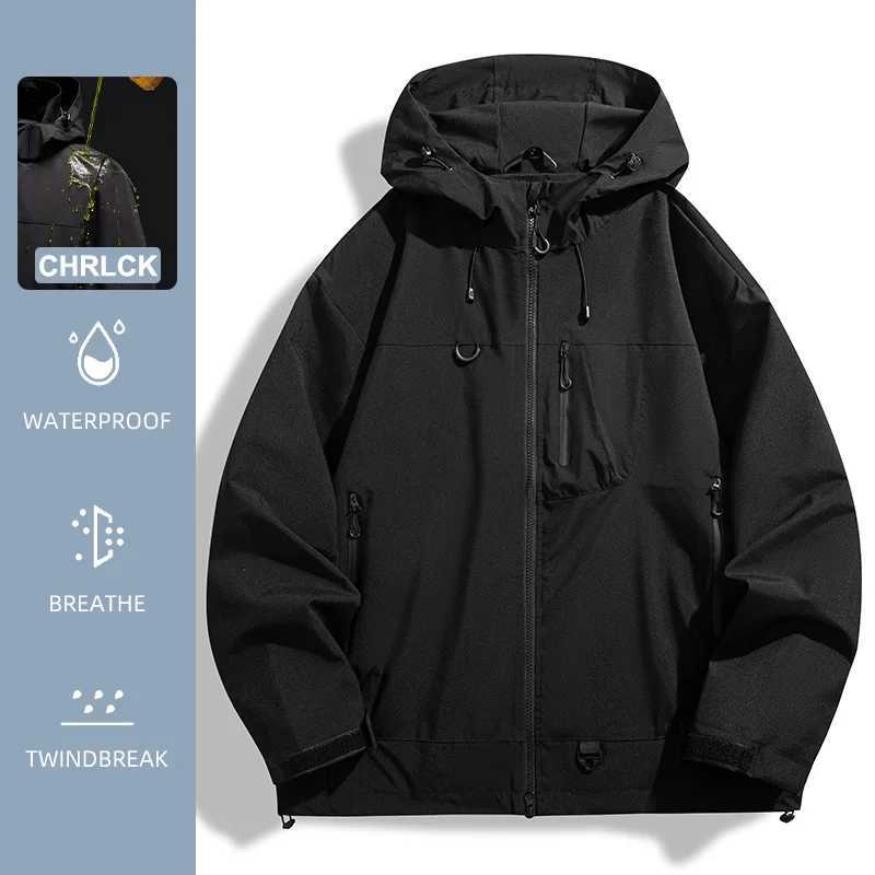 CHRLCK Mens Waterproof Hiking s Womens Windproof Camping Windbreakers Breathable Fishing Trekking Unisex M260325