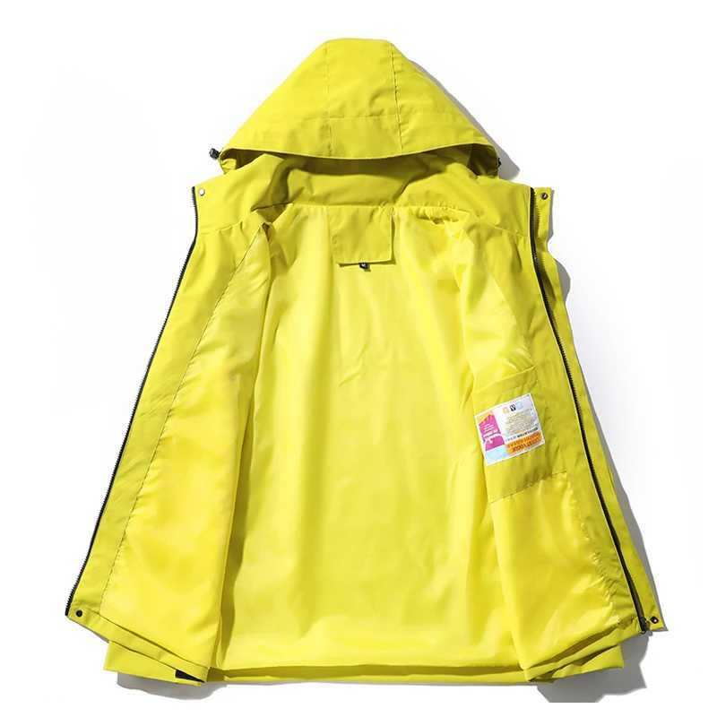 JNLN Unisex Waterproof Outdoor Windbreaker Rain Coat for Climbing Hiking Camping Trekking Men Women Windproof Breathable M260325
