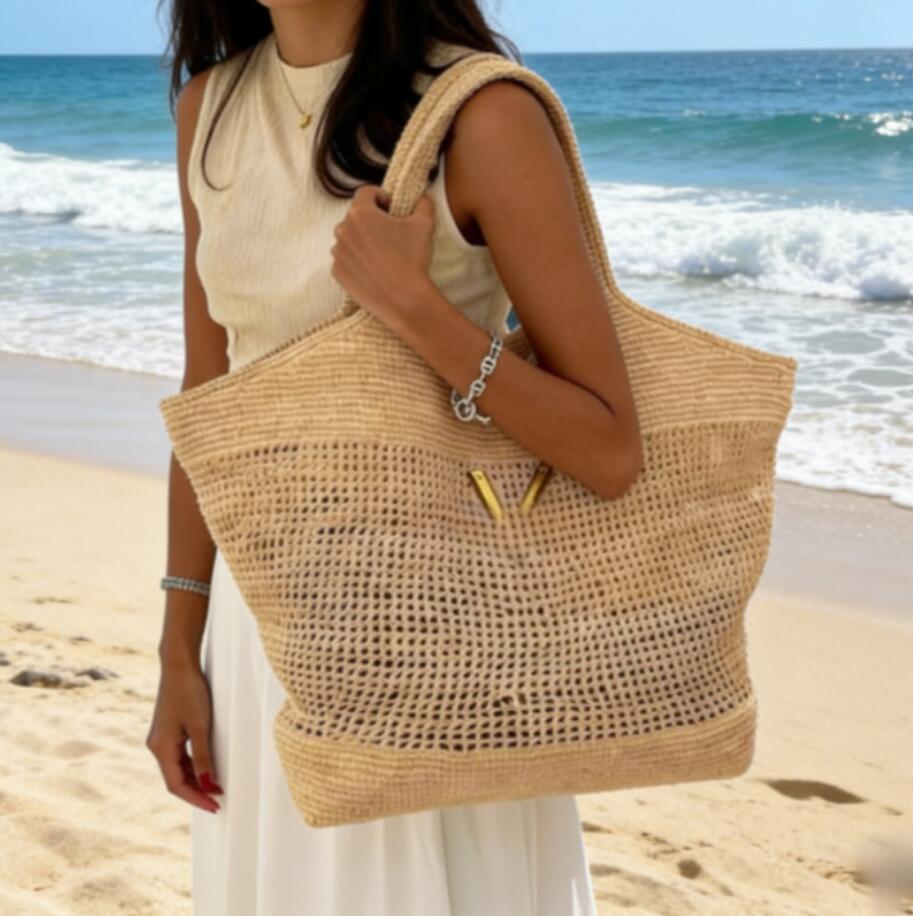 Straw Tote bag Designer bag Handbag Women beach bag Fashion Luxury Shoulder bag Big Capacity Composite Shopping Bags knitted Letters Beach Brand Bag fashion classic