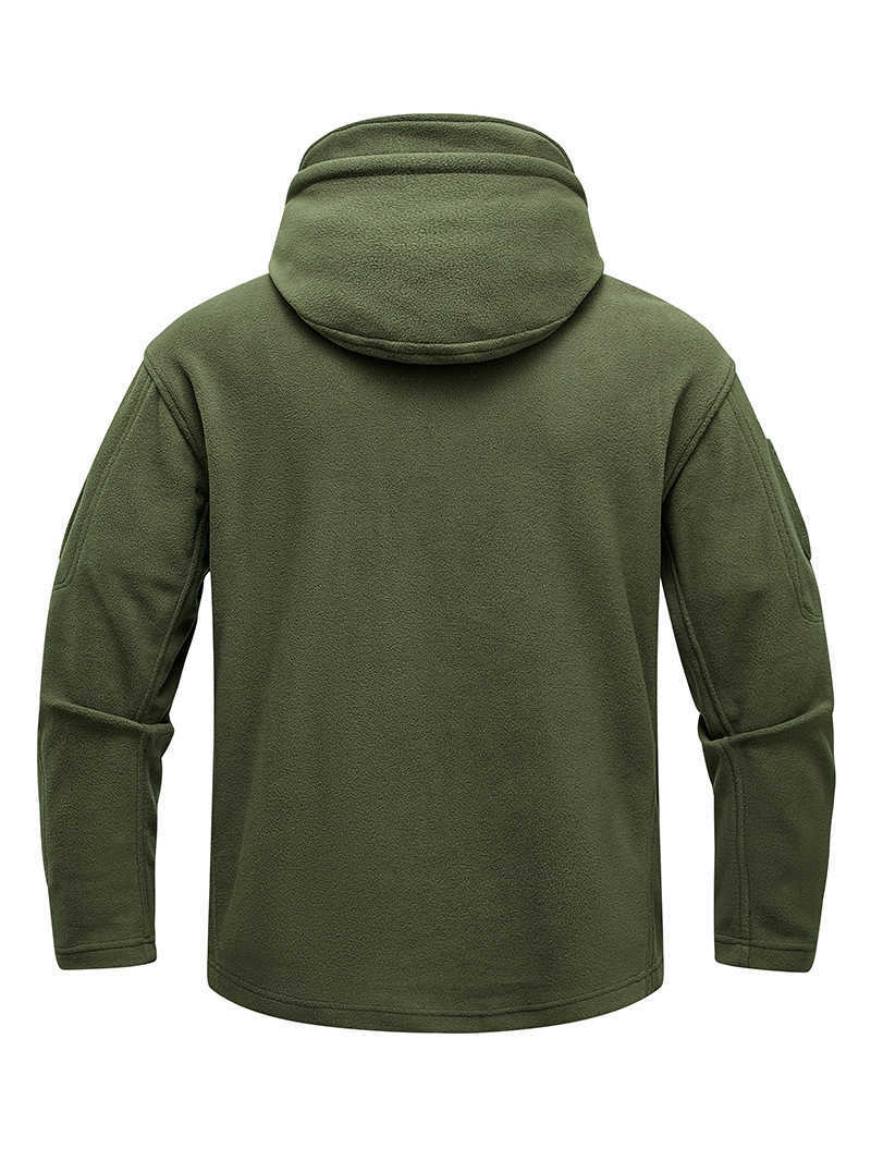 Best-selling fleece jacket for men, brushed wool outdoor spring-autumn warm all-weather jacket with hood for women, long-sleeved coat D260325