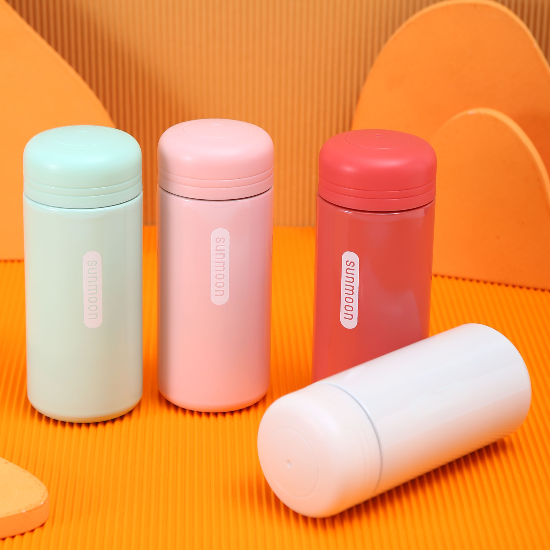 Simple Mini Pocket Cup Outdoor Portable Student Vacuum Water Cup Travel Girls Small Thermos Cup