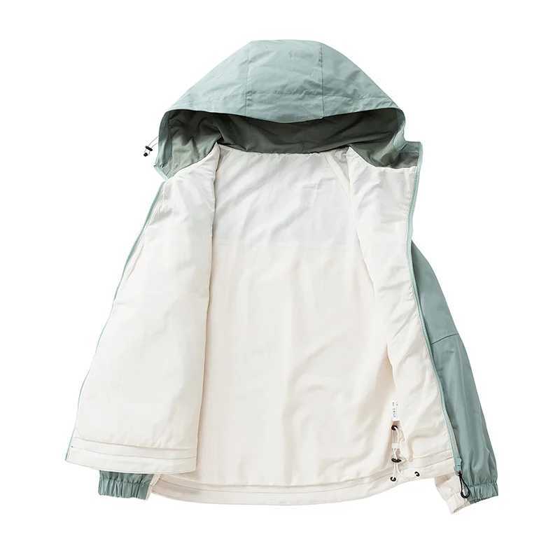 CHRLCK Unisex Hiking Outdoor Waterproof Fishing Hooded Sport Men Travel s Mountaineering Coats Women M260325