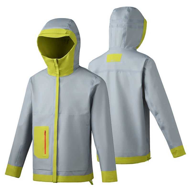 JNLN Unisex Enhanced Waterproof s Outdoor Sports Heat-Sealed Seams Rain Coat Men Women Hiking Climbing Windbreaker M260325