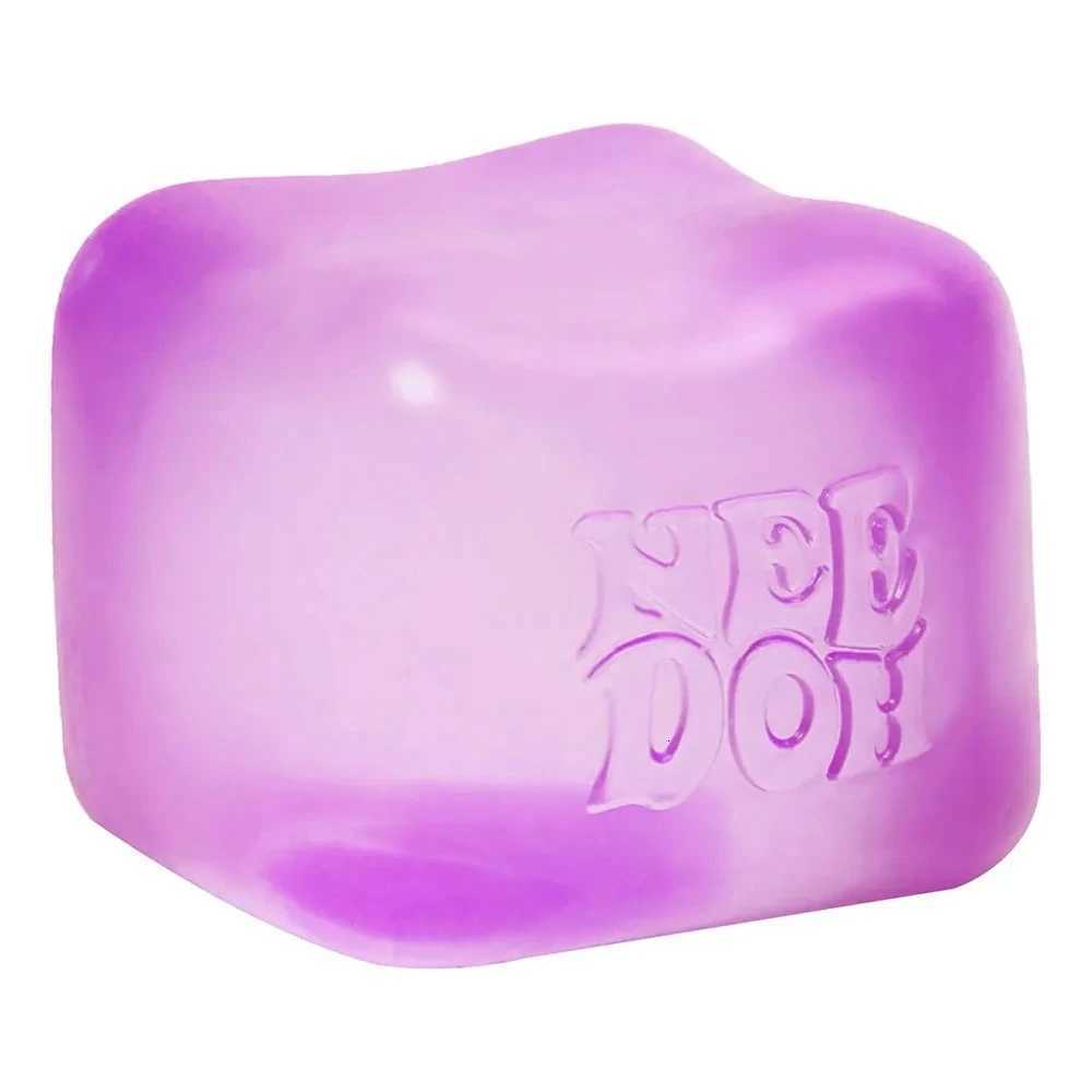 Nee doh Nice Cube Squeeze Toys Sensory Fidget Cube Stress Relief Anxiety Sensory Z260325