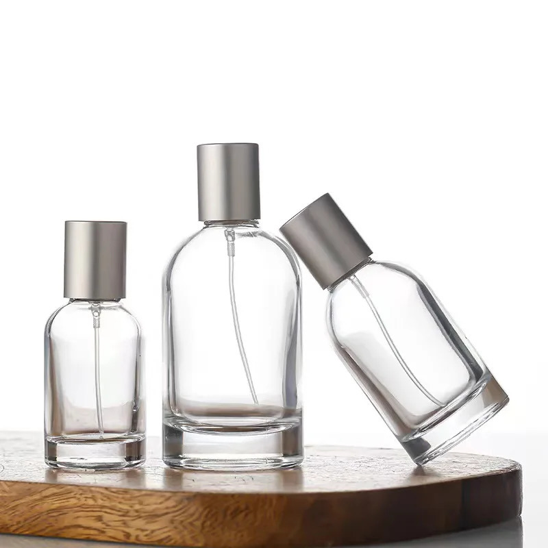 30/50/100ml Screw Top Sandblasted Glass Perfume Bottle Empty Liquid Spray Bottle Makeup Fine Mist Dispenser Protable Container 260318