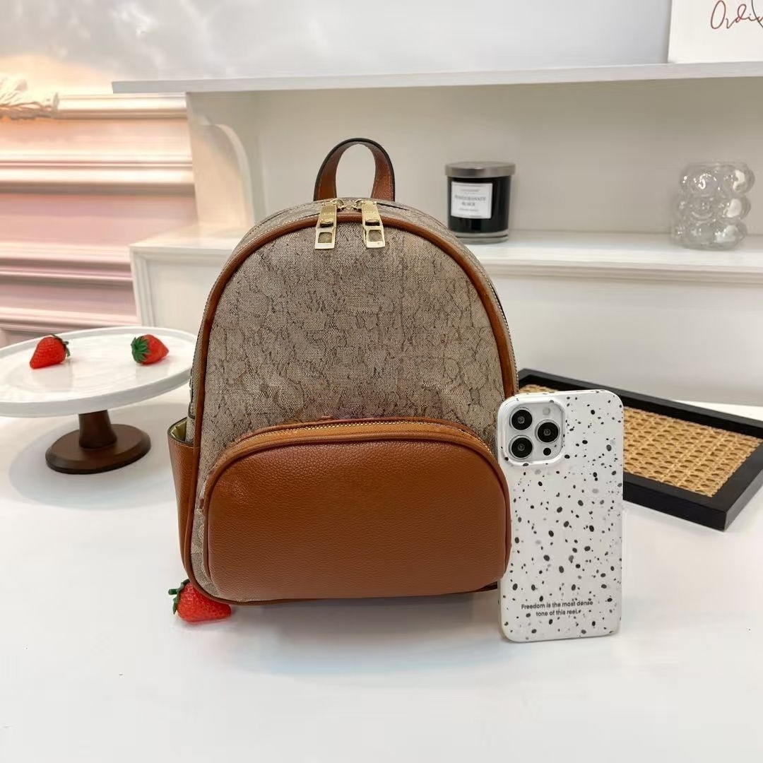 2025 backpack men New Zipper 2025 Fashion Large Capacity Retro Versatile er Designer Bag Women Backpack Purse designer backpack men 09