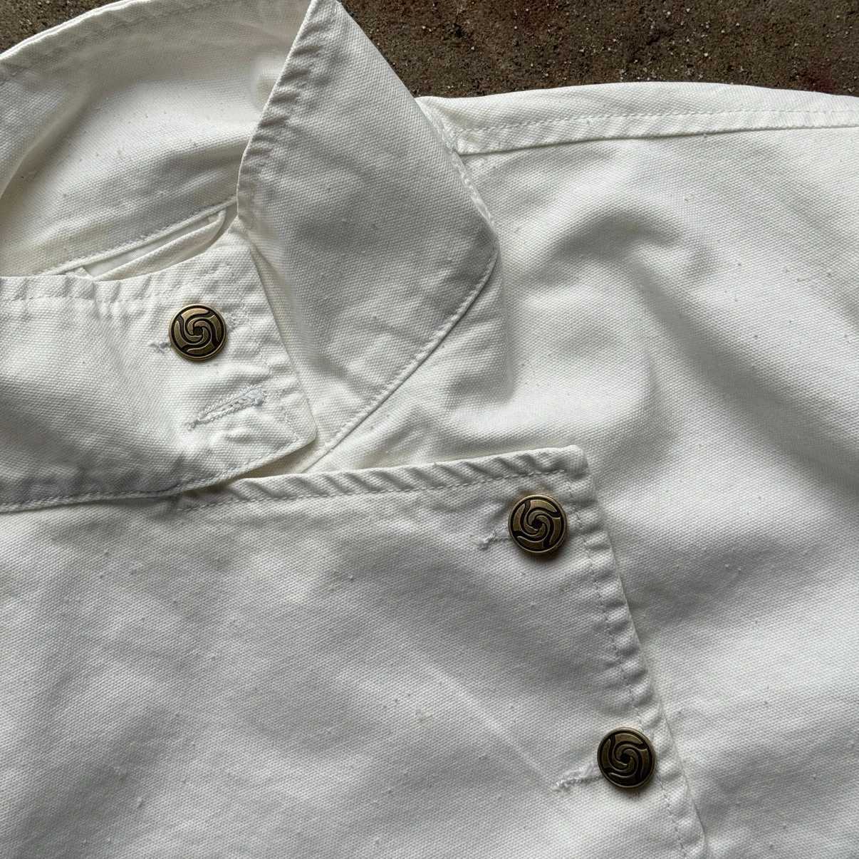 Y2K White Fencing Jacket Retro Bakastroll High Neck Loose Casual Denim Jacket Fashionable High Street Men Women Hip Hop Clothing C260325