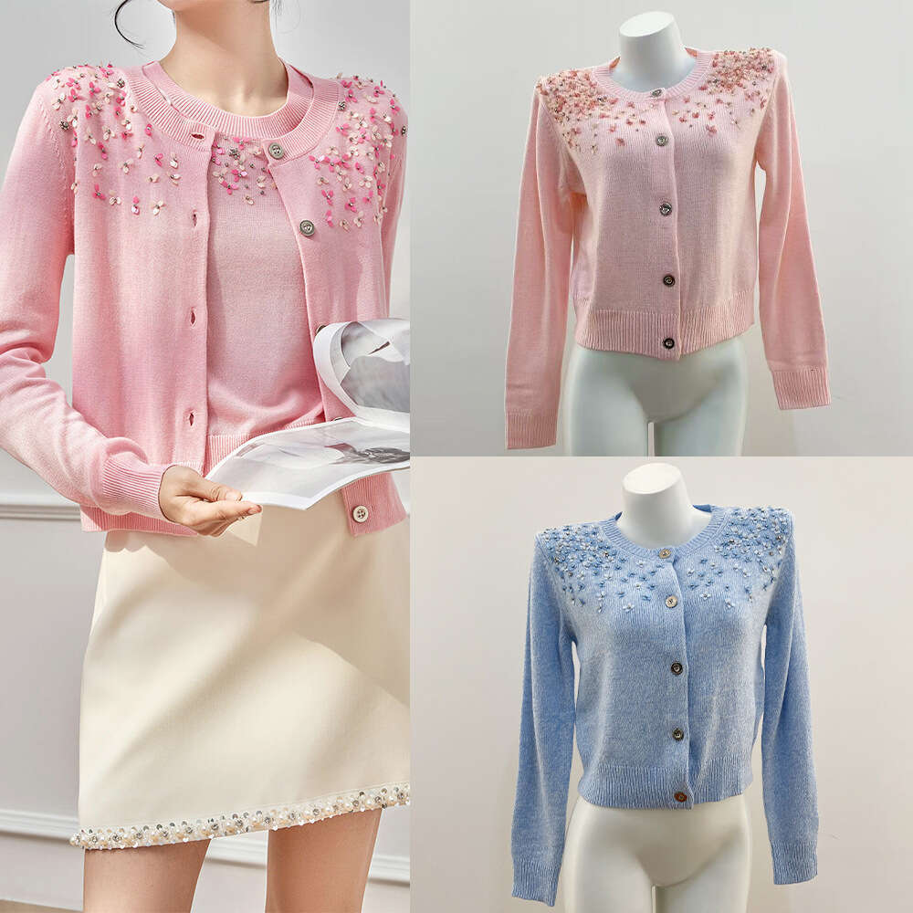 2026 Autumn/Winter New Designer k30 Women's Warm and Elegant Thick Starlight Super Aging Sweater Top