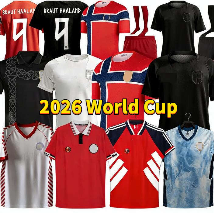 Norway Jersey 2026 World Cup HAALAND Soccer Jerseys SORLOTH NUSA AASGAARD HORN MYHRE DONNUM RYERSON MOLLER WOLFE AJER STRAND 25 26 Noruega Football Shirt Men Kids Kit