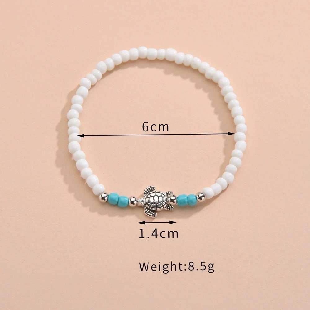 Bohemian Sea Turtle Anklet For Women Summer Beach Seed Beads Chain On The Leg Ankle Female Vacation Foot Jewelry H260325 - view 3