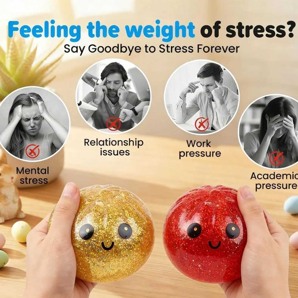 Glitter Dumpling Squishies Upgrade Squishy Dumplings Stress Balls Soft Squeezy Dough Ball with Steamer Stress Relief Desk Toy Z260325