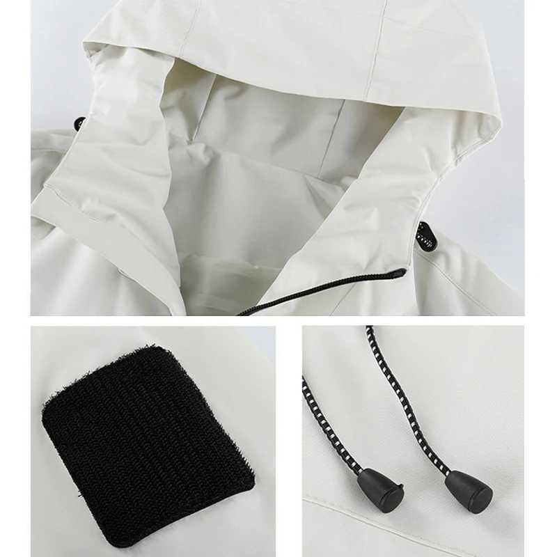 2025 Autumn New Unisex Soft Shell Windbreaker Coat Outdoor Hooded s Men Water RepelLEnt Rain Coats for Hiking Travel M260325