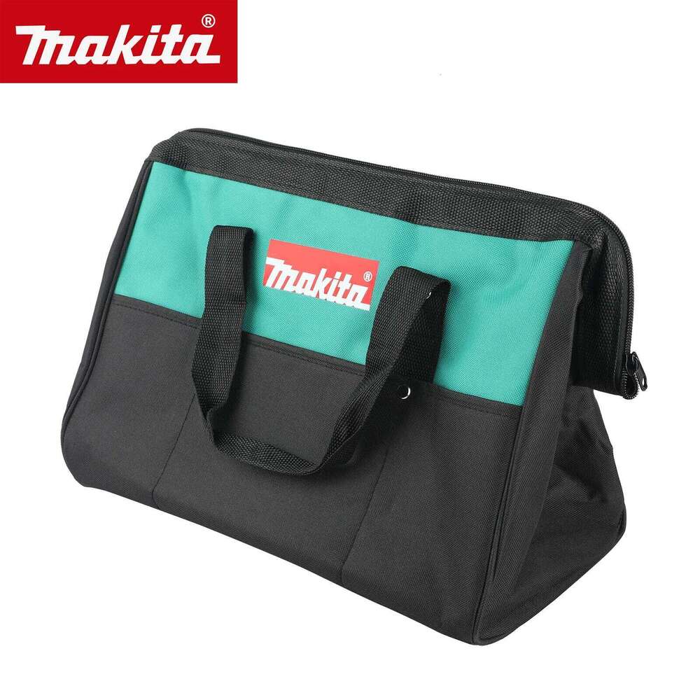 Makita 14.57inch Hand ToolBag Double Layer Oxford Cloth Steel Wire Around Mouth Electrician-Bag Waterproof Anti-Fall Storage Bag 26H0325