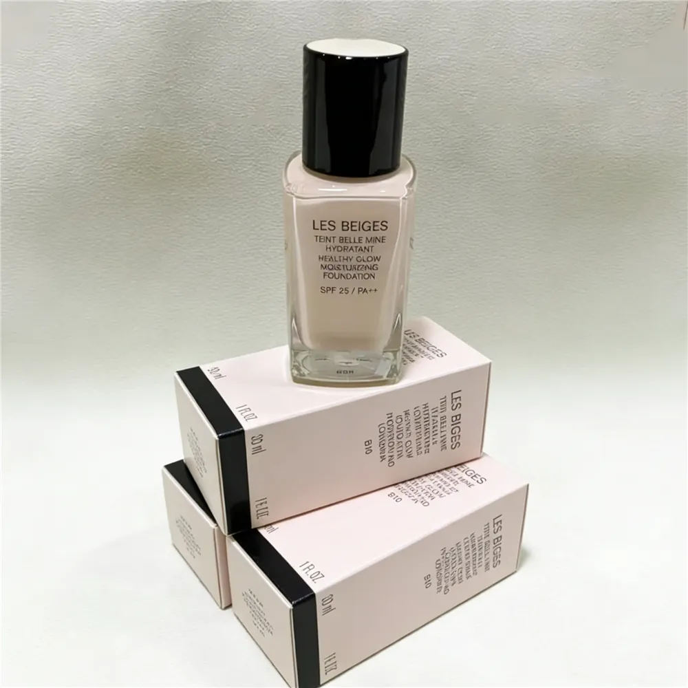 Brand Les Beiges Healthy Glow Liquid Foundation 30ml Hydrating Moisturizing Natural Concealer Face Makeup B00 BD01 B10 B20 Face Concealer High Coverage