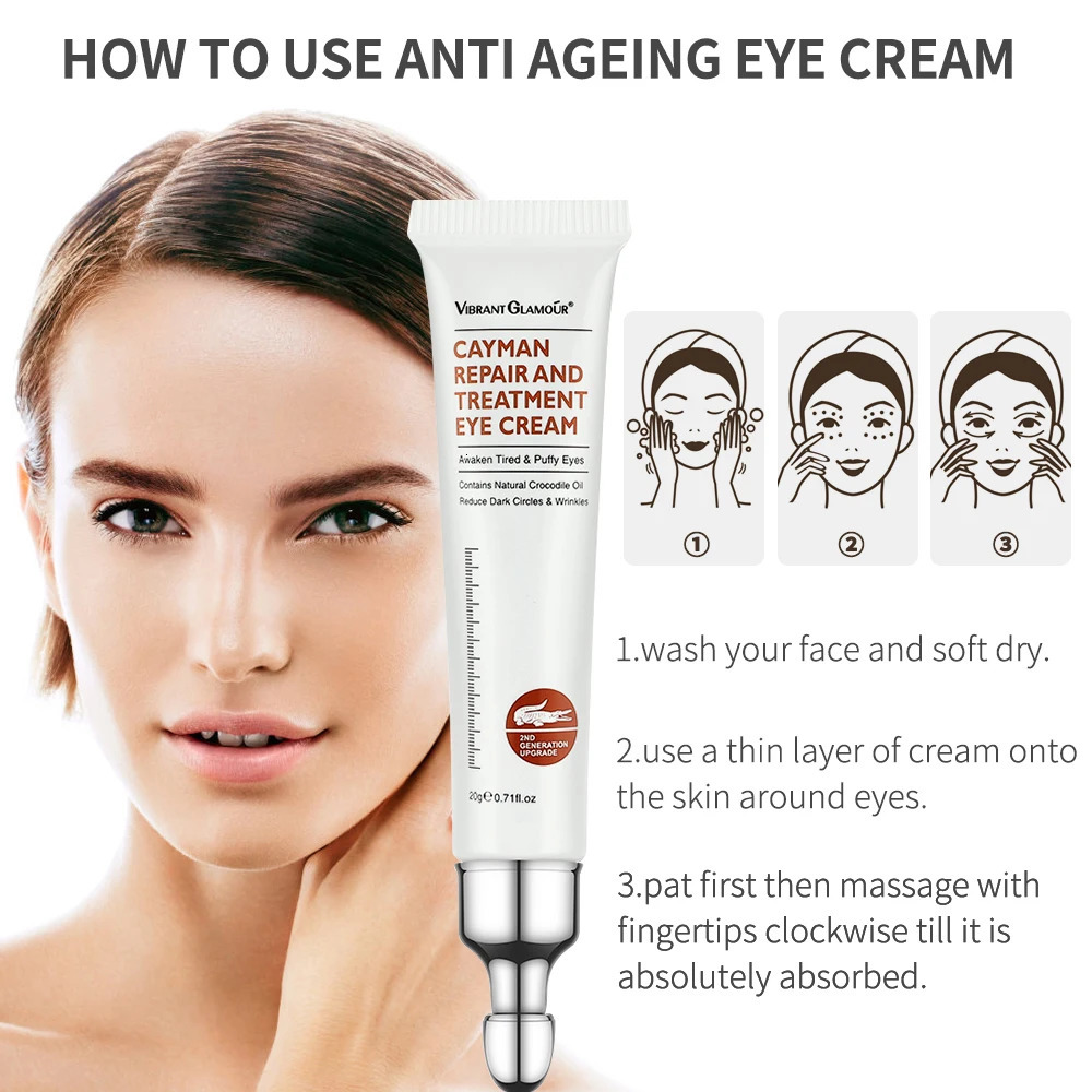 20g Peptide Collagen Eye Essence Cream Anti Anti Dark Circles Eye Bags Eyes Puffy Repair Korean Cosmetics Eye Care 260318