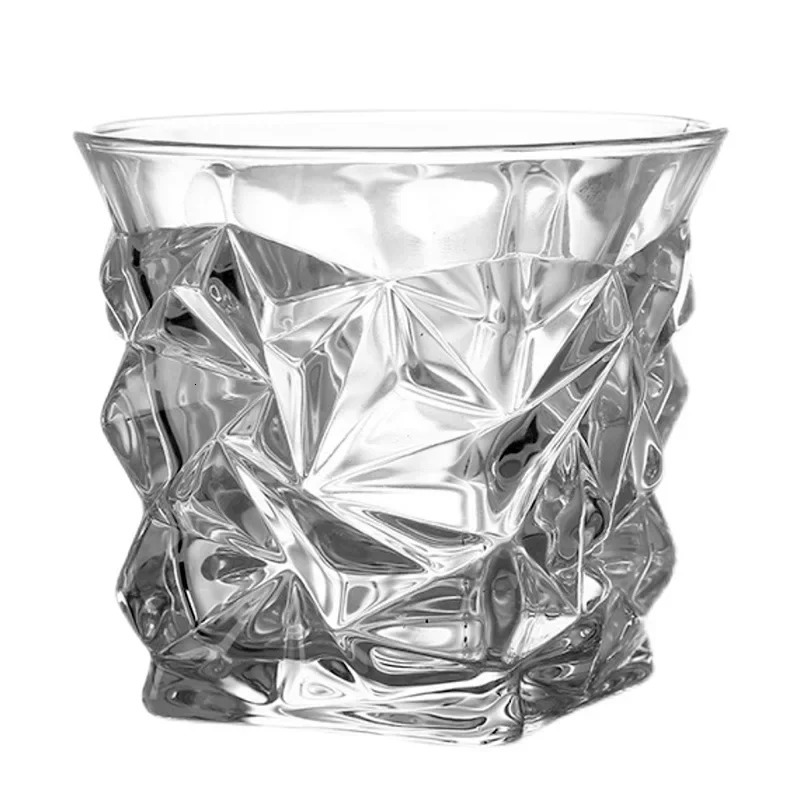 280ml/310ml/320ml Wine Cups Glass Ice Cracked Glasses Iceberg Whiskey Cup Spirits Glass Water Cup Creative Beer Glass Drinkware 260324