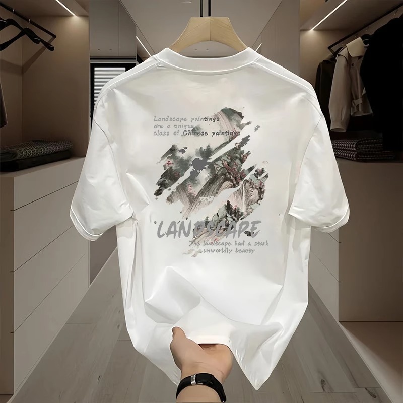 Heavyweight Cotton Unisex Crew Neck T-Shirts | Summer INS Trendy Casual Versatile Short Sleeve Tees
