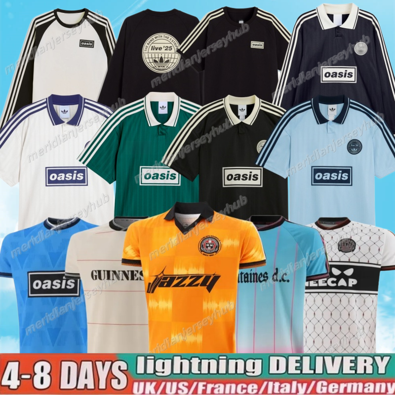 25 26 27 Bohemians Oasis Tour Live 2025 135th Anniversary Football Jersey 2025 2026 Camisetas HOME AWAY THIRD GOALKEEPER football shirt adult kids kits men Oasiss