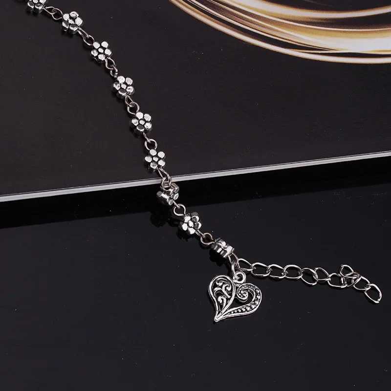 Womens Ankle Heart Fashion Artistic Classic Anklet Jewelry Silver For Gift Daily Holiday Club H260325 - view 6