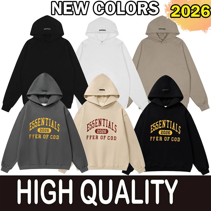 Essentials Designer Men Hoody Hoodies Pullover Sweatshirts Loose Long Sleeve Hooded Jumper Mens High Quality Women Tops Sudaderas