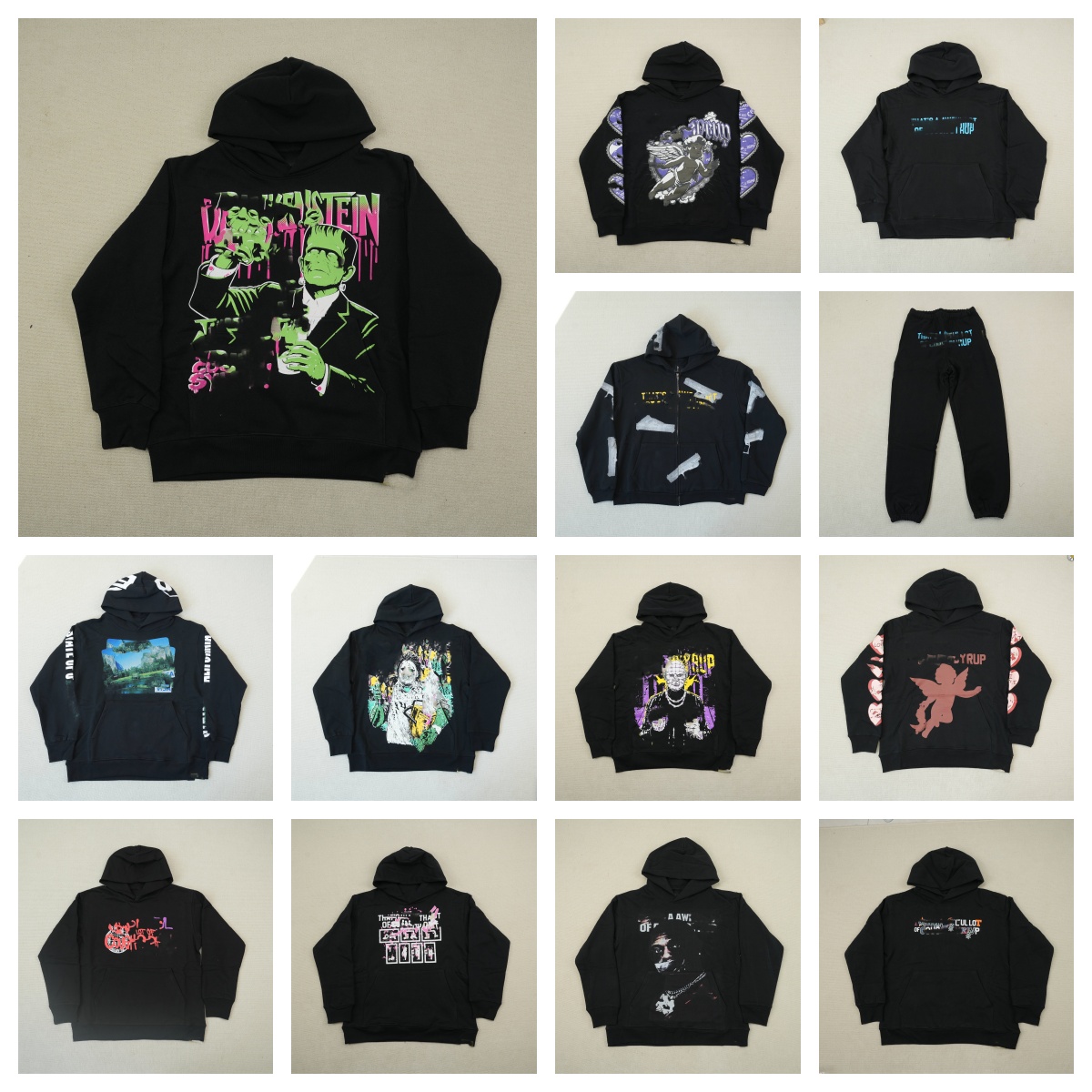 awful lot of caugh syrup hoodie hoodies Y2k Jumpers Hip-Hoop Hoodie Men designer Hoodie Winter New Pure Cotton Couple Hoodies With Letter Print Pullover size s-xl