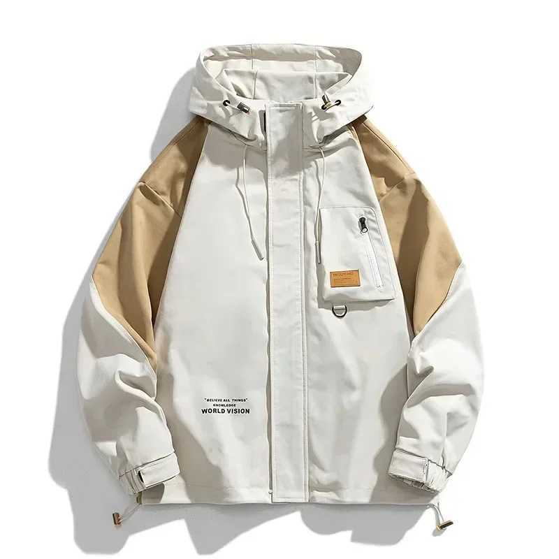 Men Hoodie Loose Outerwear Plus Size M-8XL Hiking Sportswear Mens Casual Breathable s Male Windbreaker Hoodies Coat M260325