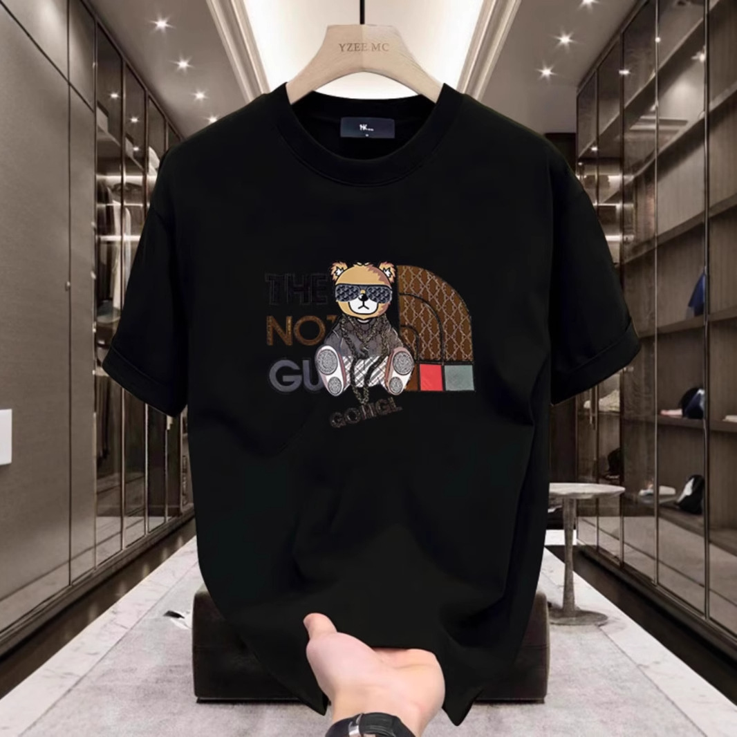 Luxury Korean-Style Men's Cotton T-Shirts | New Summer Arrivals Versatile Crew Neck Premium Breathable Short Sleeve Tees
