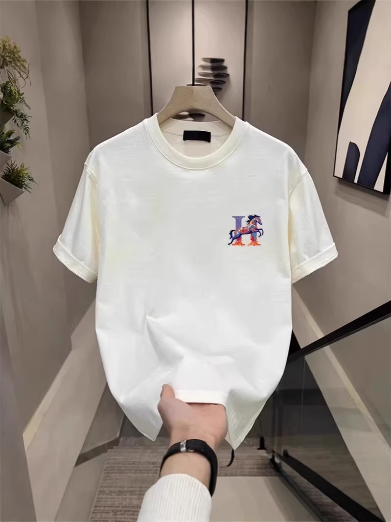 2026 Year of the Horse Unisex American Streetwear T-Shirts | Heavyweight Cotton Crew Neck Casual Short Sleeve Tees